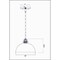 Z-Lite Landry 1 Light Pendant, Matte White & Rubbed Brass 1004P20-MW-RB - alternate 8